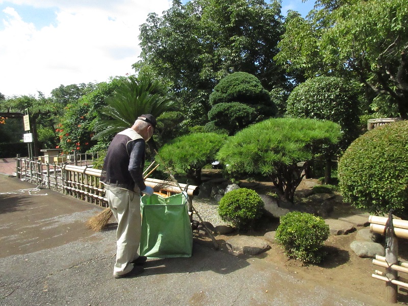 きれいな日本庭園はこうして維持されています