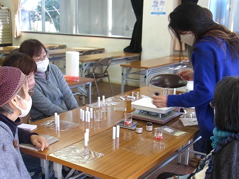 ②R7/12/12「リップクリーム作り」