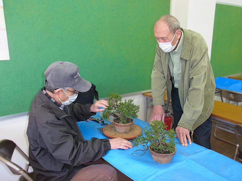 ②R8/3/15  盆栽同好会「講習会」の開催